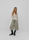 Pyaar Button Hoodie Tencel Long Sleeve Tee
