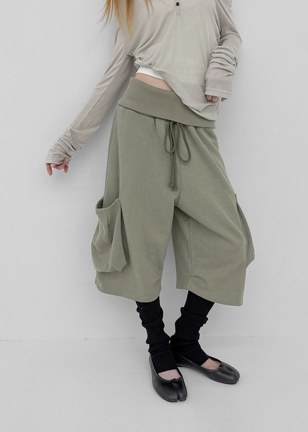 Weburn Folding Bermuda Banding Pants
