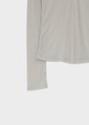 Pyaar Button Hoodie Tencel Long Sleeve Tee