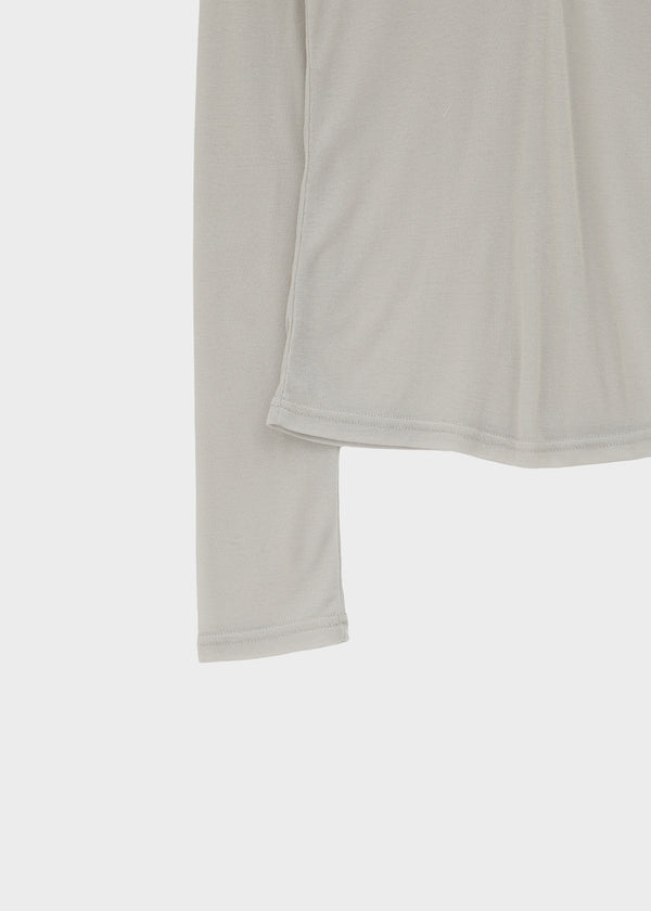 Pyaar Button Hoodie Tencel Long Sleeve Tee