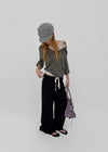 Lapuo bootcut elastic waist pants