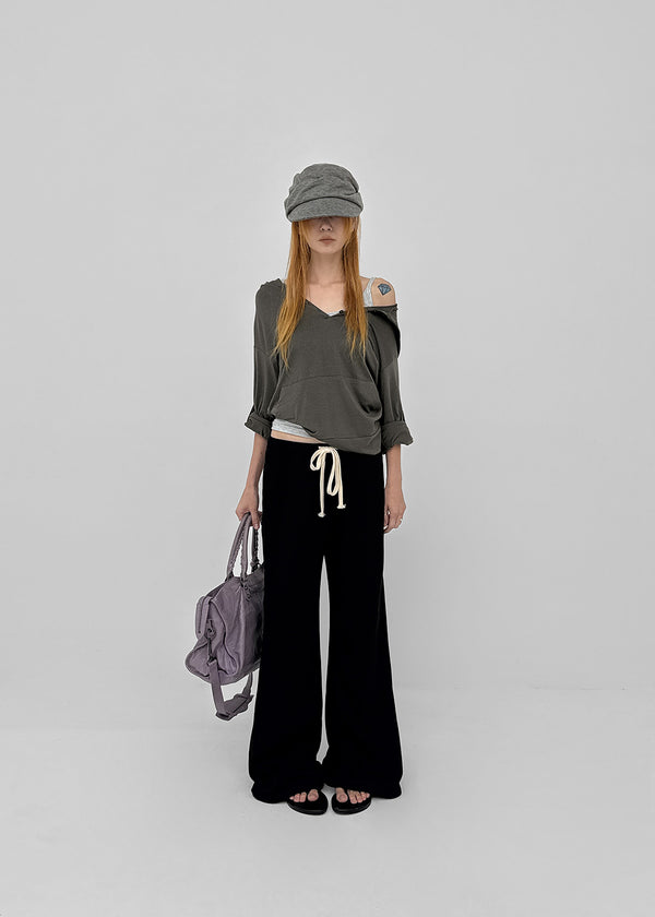 Lapuo bootcut elastic waist pants
