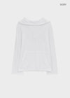 Lafont Henley Neck Two-Way Hooded Long Sleeve Tee