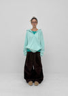 Beck Loose Fit Colored Zip-Up Hoodie