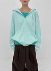 Beck Loose Fit Colored Zip-Up Hoodie