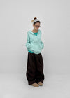 Beck Loose Fit Colored Zip-Up Hoodie
