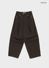 Value Pintuck Wide Cotton Pants