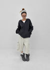 Beck Loose Fit Colored Zip-Up Hoodie