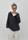 Beck Loose Fit Colored Zip-Up Hoodie