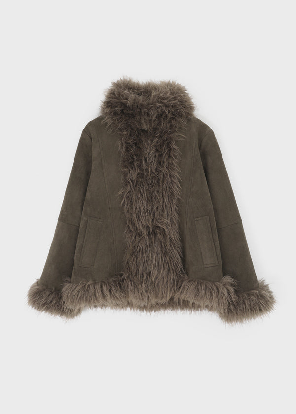 [MADE] GM Suede Fur Shearling Jacket