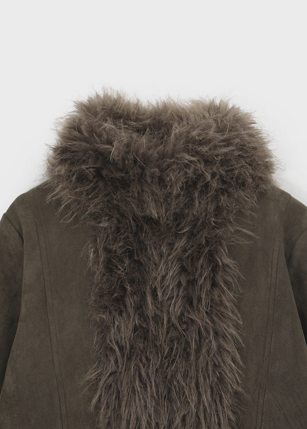 [MADE] GM Suede Fur Shearling Jacket