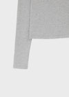[MADE] Zeromi Lace V-Neck Long Sleeve Tee