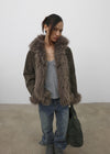 [MADE] GM Suede Fur Shearling Jacket