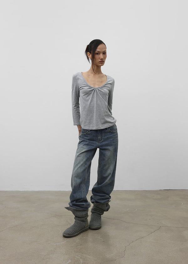 [MADE] Benron Low-Waist Straight Denim Pants