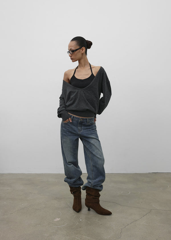 [MADE] Benron Low-Waist Straight Denim Pants