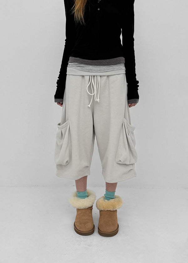 Weburn Folding Bermuda Banding Pants