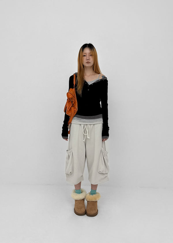 Weburn Folding Bermuda Banding Pants