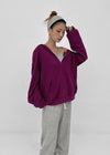 Beck Loose Fit Colored Zip-Up Hoodie