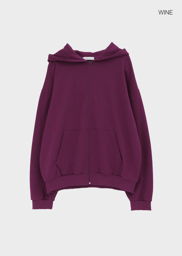 Beck Loose Fit Colored Zip-Up Hoodie