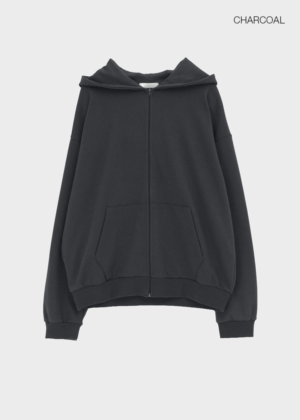 Beck Loose Fit Colored Zip-Up Hoodie