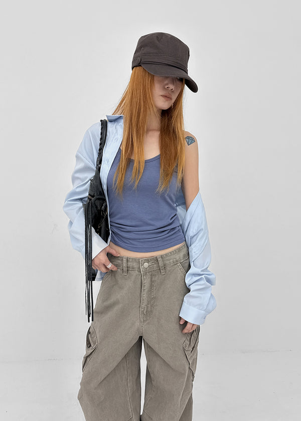 Tinme Vintage Button Ball Cap