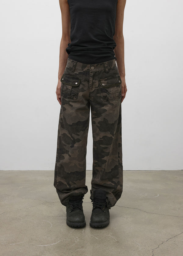 [MADE] Tappy Low-waisted Straight Cotton Pants