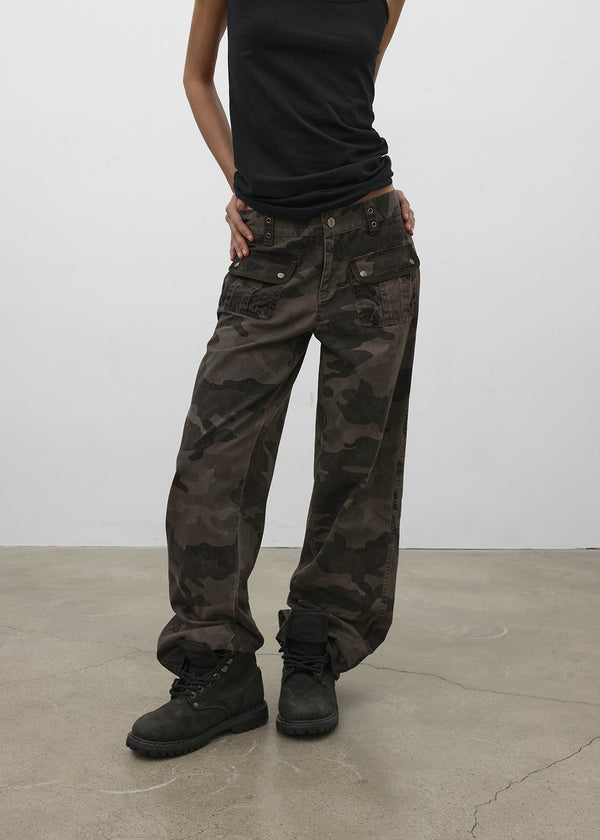 [MADE] Tappy Low-waisted Straight Cotton Pants