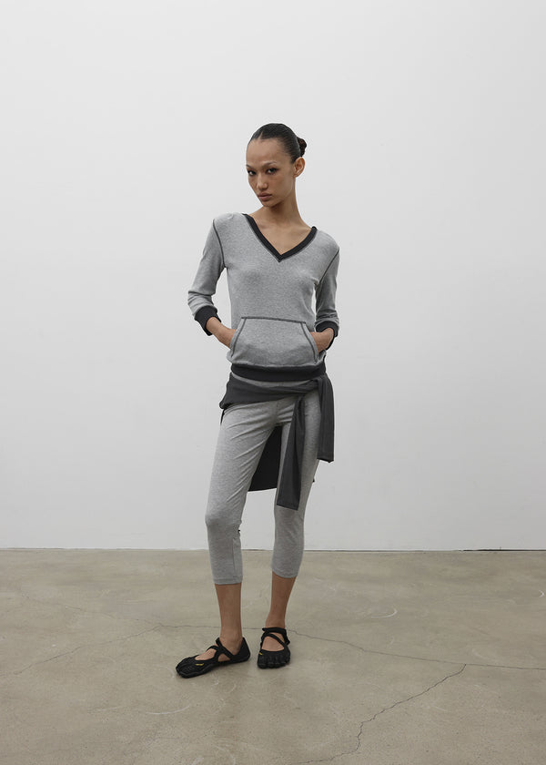 [MADE] Soffel V-neck Hooded Sleeveless Tee