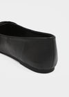 [MADE] Mobea Buckle Leather Flat Shoes