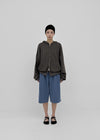 (UNISEX) Swine Two-Way Zip-Up Hoodie