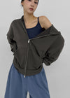 (UNISEX) Swine Two-Way Zip-Up Hoodie