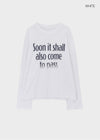 (UNISEX) Shodi Lettering Long Sleeve T-shirt
