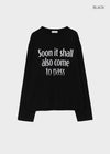 (UNISEX) Shodi Lettering Long Sleeve T-shirt