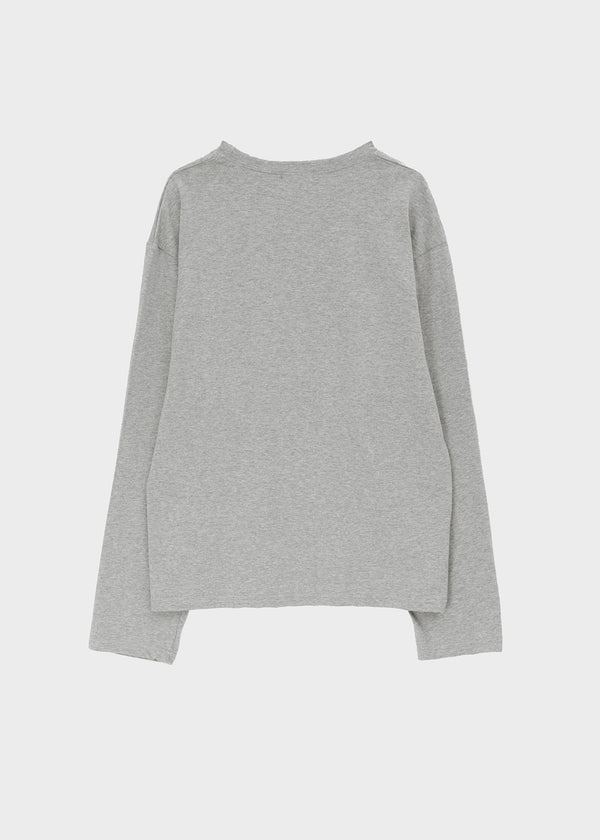(UNISEX) Shodi Lettering Long Sleeve T-shirt