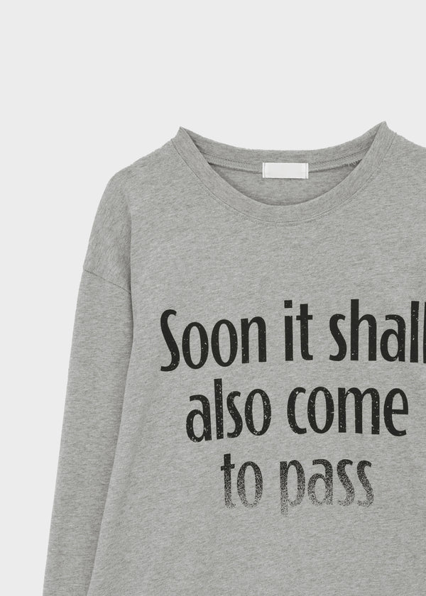 (UNISEX) Shodi Lettering Long Sleeve T-shirt
