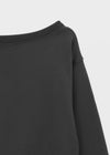 [MADE] Spanel Rivet Off-Shoulder Sweatshirt
