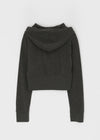 Baby slim hooded zip-up