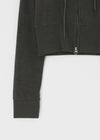 Baby slim hooded zip-up