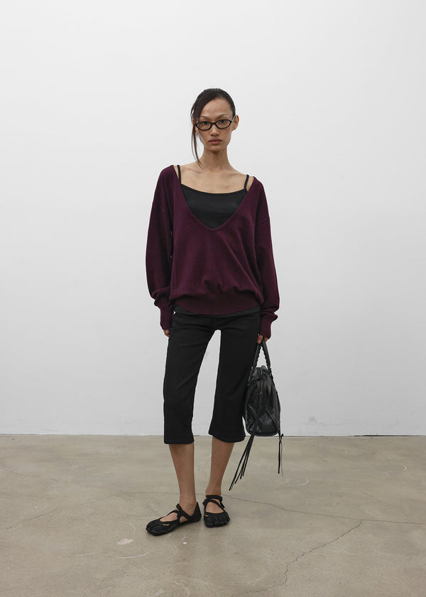 [MADE] Meldea Button Capri Pants