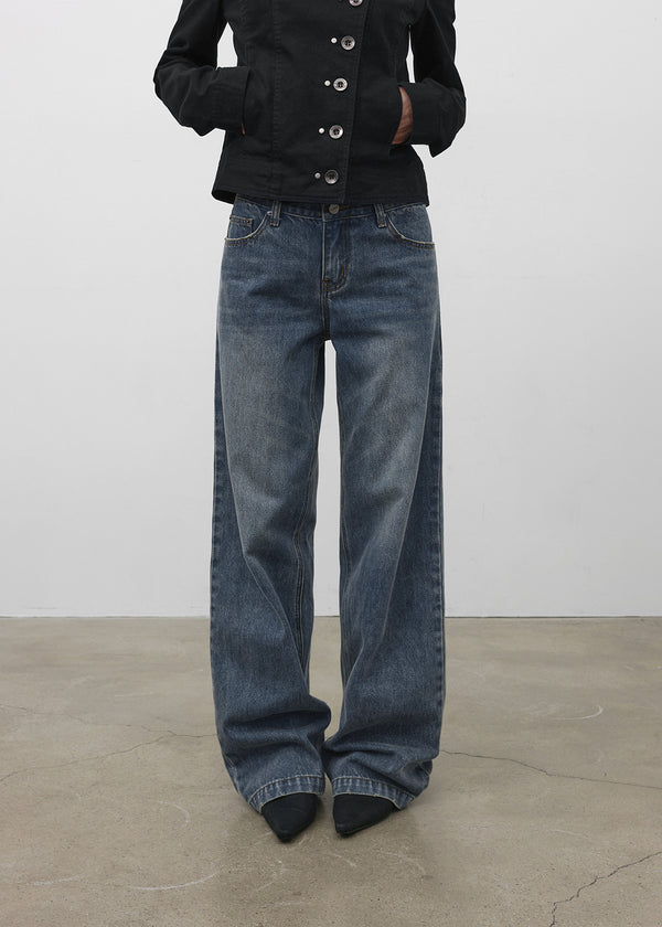 [MADE] Benron Low-Waist Straight Denim Pants