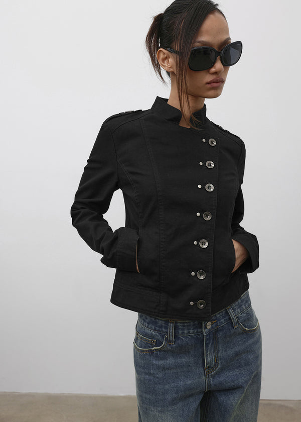 [MADE] Lesa Diagonal Cotton Jacket