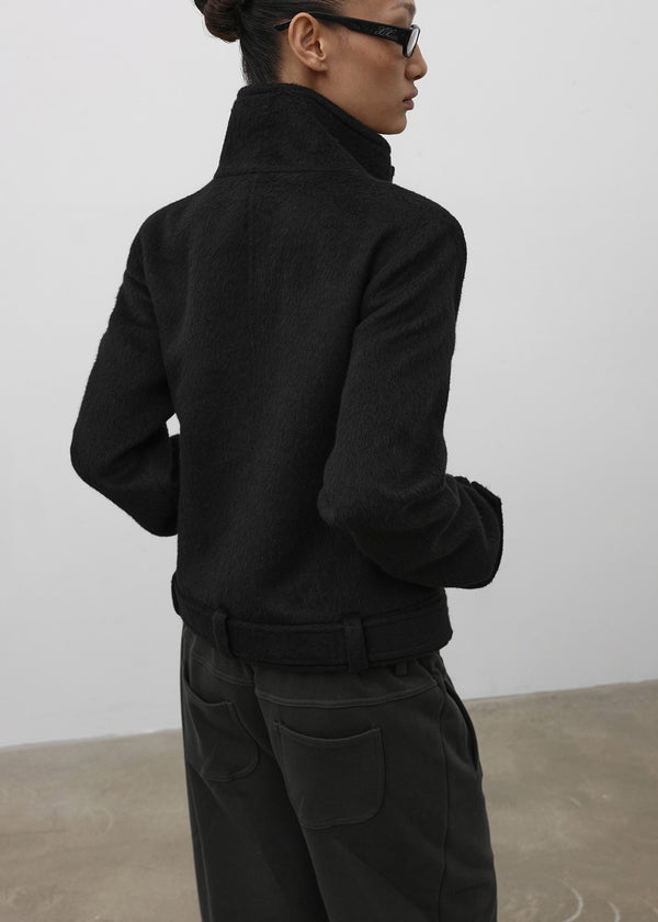 [MADE] Molte Double-Button Slim Short Coat (30% Wool)