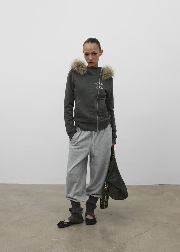 [MADE] Partu Diagonal Zip-up Hoodie (3oz)