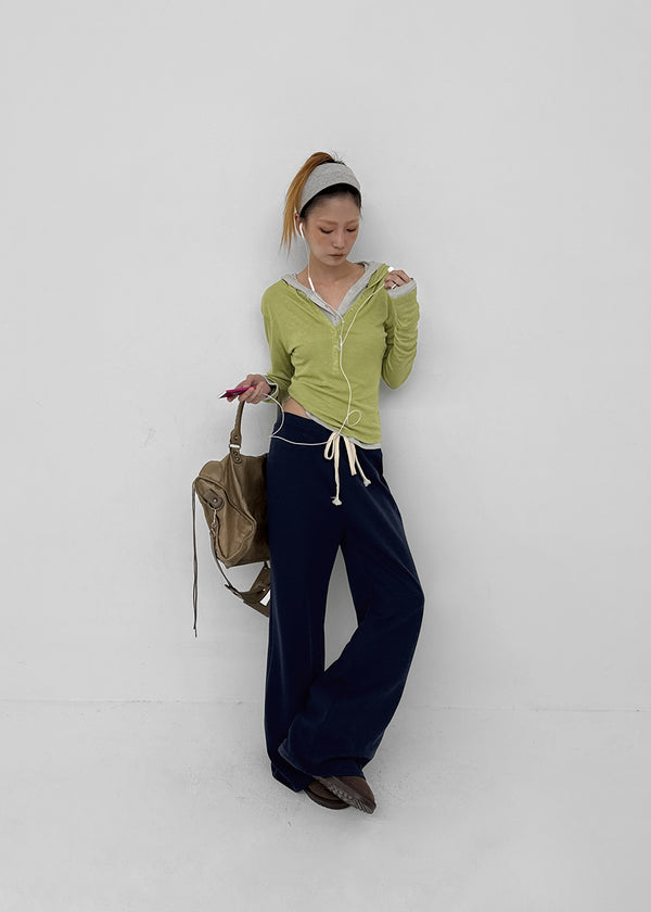 Lapuo bootcut elastic waist pants