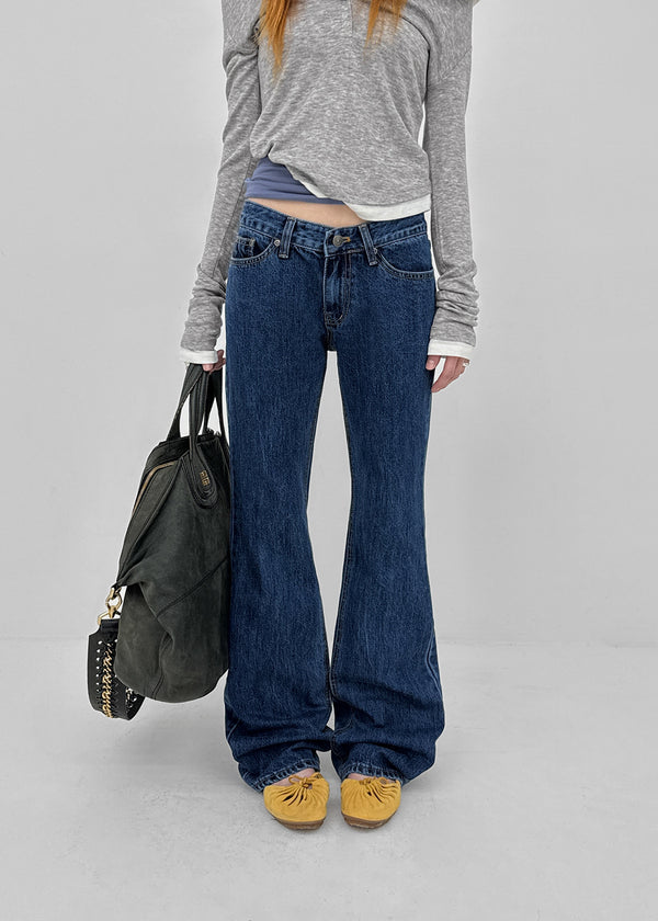 Kamber low-waist denim pants