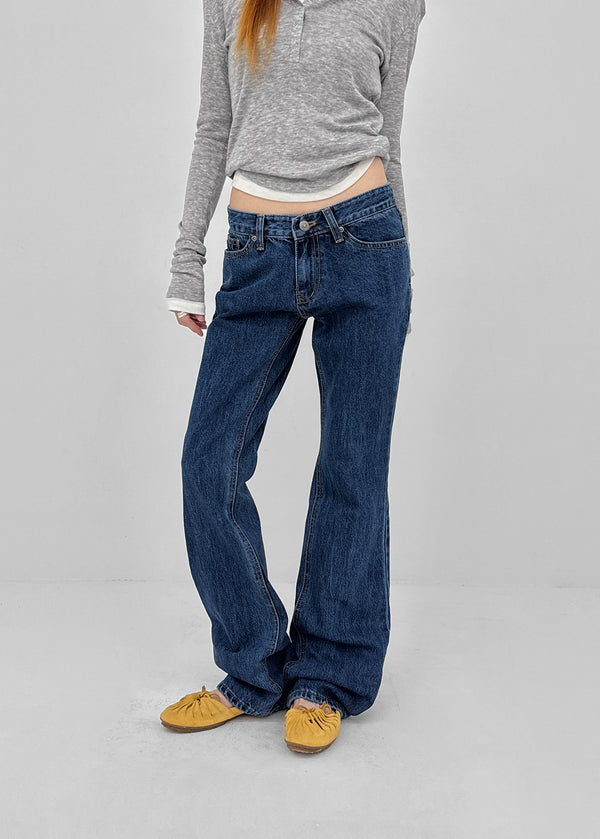 Kamber low-waist denim pants