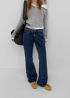 Kamber low-waist denim pants