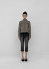 Vixen Slit Capri Denim Pants