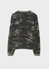 (UNISEX) Relax Camo Waffle Long Sleeve Tee