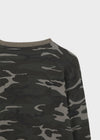 (UNISEX) Relax Camo Waffle Long Sleeve Tee